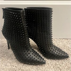 Black Spike heels